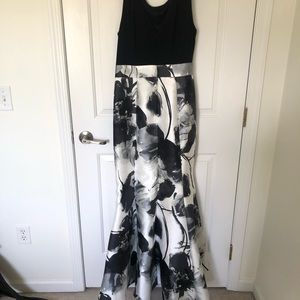 Stunning mermaid skirt floral gown